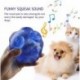 JOONZOO  Dog Balls Toys Pet Toys Rubber Indestructible Dog Toy Ball Interactive Squeak Dog Toy Ball Training Playing
