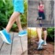 HBUILE Ankle Socks, Low Cut Cushioned Running Tab Sports Socks for Men and Women 6Pairs
