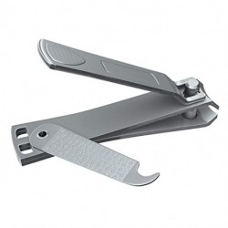 Hemsir Nail Clippers with Swing Out Nail Cleaner/Nail File - Fingernail Clippers/Toe Nail Clippers. Sharp Stainless Steel with Wide Easy Press Lever