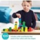 Dauxone 100-Piece Building blocks Wood Blocks Set