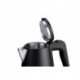 HADVBN 1.7L Double Wall & Low Noise Electric Kettle with 100% Stainless Steel Inner Pot and Lid. Cool Touch & BPA Free. 1500W Fast Boil. Cordless with Auto Shut-Off & Boil Dry Protection. Black