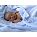 Hogwarts Luxuriously Soft Baby Blanket - Baby Blue - 30" x 40 " - Super Soft & Great for Baby Showers 