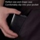 Moukel Cigarette Case King Size for Men Women Holds 20 Cigarettes Case Box Holder Black Leather Vintage Hard Metal Full Pack 84mm Regular Size 