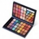 MOONMIRAGE 48 Colors Pro Makeup Eyeshadow Palette, Shimmer Matte High Pigmented Long Lasting Pallets Kit, Neutral Colorful Satin Shades Blendable Eyes Shadow Gilrs Women Gift Set
