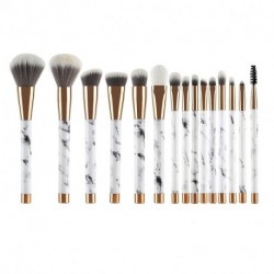 Tvzouo Makeup Brushes 15 Pieces Makeup Brush Set Premium Face Eyeliner Blush Contour Foundation Cosmetic Brushes for Powder Liquid Cream