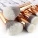 Tvzouo Makeup Brushes 15 Pieces Makeup Brush Set Premium Face Eyeliner Blush Contour Foundation Cosmetic Brushes for Powder Liquid Cream