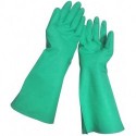 Tvzouo Heavy Duty Household Gloves, Resuable Cleaning Household Gloves , Kitchen Cleaning Gloves Resistance of Oil, Acid, Soda, Solvent (Green Large 4-Pack)