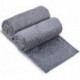 CRAURU Microfiber Bath Towels, Bath Towel 2 Pack(30" x 60"), Oversized, Soft, Super Absorbent and Fast Drying, Multipurpose Use for Sports, Travel, Fitness, Yoga - Grey Diamond Pattern