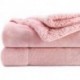 ZPUGUT Sherpa Fleece Throw Blanket, Ultra Soft Reversible Plush Blanket, Queen Size for Sofa Bed, 90"x90", Pink