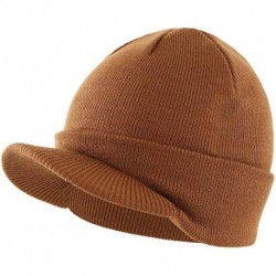 HYOUDP Mens Winter Beanie Hat with Double Knit Cuff Beanie Cap