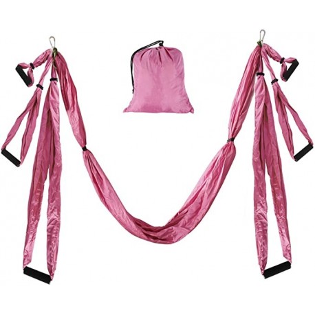 DKNTZO Aerial Yoga Hammock Swing -Wide Flying Yoga Inversion Tool - Antigravity Ceiling Hanging Yoga Sling