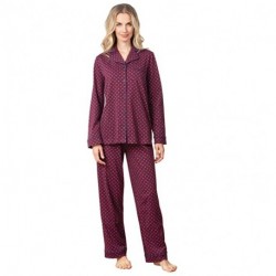 GZREKU Pajama Set for Women - Cotton Jersey Pajamas Women
