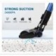 EZT3D Cordless Vacuum Cleaner, Upgraded 24000pa Stick Vacuum 5 in 1 with 250W Powerful Brushless Motor, Detachable Battery Lightweight Quiet for Deep Cleaning H251