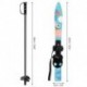 MIDYOO Kid's Beginner Snow Skis and Poles with Bindings, Low-Resistant Ski Boards for Age 4 and Under, Lightweight Sturdy and Safe Kids Skiing Equipment