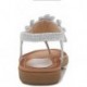 Vocaling Flat Sandals for Women Casual Clip Toe Sandals