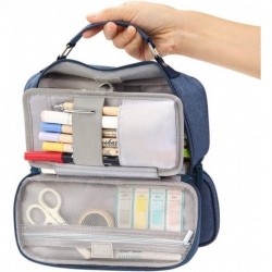Han Yuan Pencil Case Medium Capacity Color Pencil Bag Cute Pencil Pouch with Zippers Stationery Organizer Storage Office School Gift for College Student Teen Girl Women AdultBear