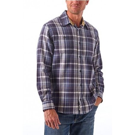KAOPPE Men's Long Sleeve Flannel Shirt The size chart is shown in the picture
