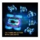 Ditip RC Cars Remote Control Stunt Car - 2.4GHz 360 Degree Off-Road Double Sided Rotating Tumbling High Speed Rock Crawler Vehicle with Headlights and 3 Batteries to Get 60mins Running for Kids/Children