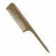 POGGKT Natural Green Sandalwood Wood Comb No Static Wide Tooth Comb and Fine Tooth Rat Tail Comb Wooden Comb Set