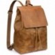 Ceznllin Women Vintage Genuine Leather Backpack 