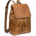 Ceznllin Women Vintage Genuine Leather Backpack 