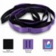 ACAVEROA Yoga Straps, Multi-Loop Strap, 12 Loops Yoga Stretch Strap, Nonelastic Stretch Strap for Physical Therapy, Pilates, Dance and Gymnastics