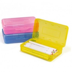 ACORNWONG  Plastic Pencil Box, Large Capacity Pencil Box