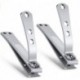JINGHAOER 2 Pieces Straight Edge Toenail Clippers, Nail Clipper Set, Strong Toenail Clippers