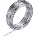Hesay Metal Wire,  9 Gauge 12 Gauge 18 Gauge Bendable Metal Wire Armature Aluminum Craft Wire for Wreath Making Beading Floral (Silver, 3 mm Thickness)