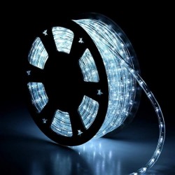 ALANAS Rope Light Bar, Cuttable & Connectable LED Strip Lights Outdoor Waterproof Decorative Lighting for Indoor/Outdoor,Eaves,Backyards Garden,Party and Christmas Decorations