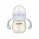 BEWAFY Baby Bottle with Slow Flow Nipple and Handle, for Newborn Baby 0-3 Months,  5 Ounce