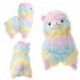 IOPEYY Cuddly Soft Stuffed Toy 7" Llama Rainbow Alpaca Doll Lamb Stuffed Animal Toys Kids' Plush Pillow Cushion Fiesta Toy Graduation Valentine's Day Birthday Xmas Christmas Best Gifts