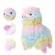 IOPEYY Cuddly Soft Stuffed Toy 7" Llama Rainbow Alpaca Doll Lamb Stuffed Animal Toys Kids' Plush Pillow Cushion Fiesta Toy Graduation Valentine's Day Birthday Xmas Christmas Best Gifts