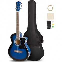 Acorn 39-Inch Handmade Solid Wood Acoustic Guitar for Beginners