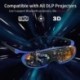 WZFQQSY DLP Link 3D Glasses Active Shutter 144Hz Rechargeable, Can't Used for TVs, Compatible with Optoma, Acer, Viewsonic DLP Projector 