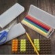 MEININALA  4 Pieces Plastic Pencil Case Plastic Stationery Case  (White)