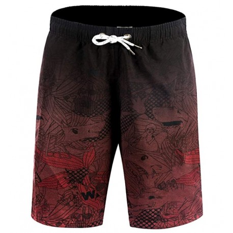 Exprex Men's Swim Trunks Beach Shorts Quick Dry Bathing Suits 