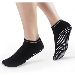 Jesmia Women Wood Floors Non Skid Slip Barre Ballet Socks
