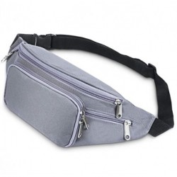 KODIRO Fanny Pack with 4-Zipper Pockets, Waist Bag Travel Pocket