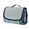  LYLANS Picnic Mat，Striped Handy Beach Blanket