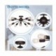 Esoman Mid Century Modern Chandelier 10-Light Semi Flush Mount Ceiling Light Oil-Rubbed Bronze Sputnik Chandelier Industrial Vintage Starburst Lighting for Living Room Dining Room Kitchen Bedroom