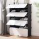 Keeyan Portable Shoe Racks, Modular Cabinet for Space Saving 