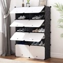 Keeyan Portable Shoe Racks, Modular Cabinet for Space Saving 