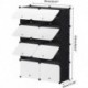 Keeyan Portable Shoe Racks, Modular Cabinet for Space Saving 