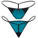 Sevchde Women Low Rise Micro Back G-String Thong Panty Underwear
