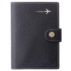 NEETUE Genuine Leather Passport Holder Cover Case ,Travel Wallet Id Card Case