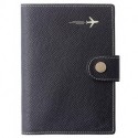 NEETUE Genuine Leather Passport Holder Cover Case ,Travel Wallet Id Card Case