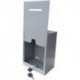 Bliboo Classic Metal Box,Donation Box,Secure Collection Box,Ticket Box,Easy Wall Mount 