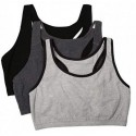 BarryBasicz Women's Sports Bra, 3-Pack