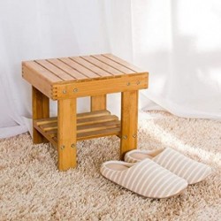 Yangstac Wooden Step Stool for Kids Toddlers Adults - Portable Small Foot Stool Upgrade - Kitchen Bathroom Bedroom